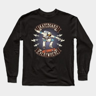 Skateboard Everywhere Long Sleeve T-Shirt